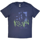 Korn - Life Is Peachy Green & Purple - Navy Blue t-shirt