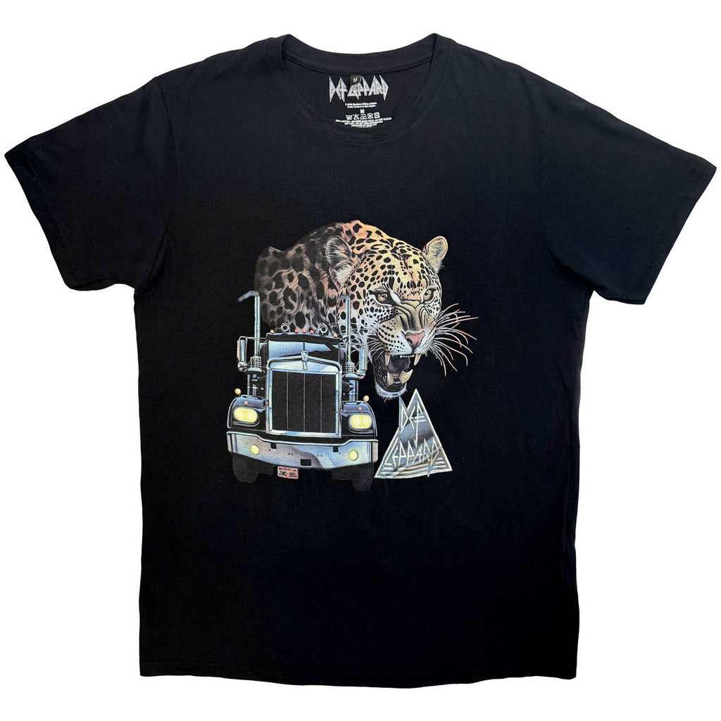 Def Leppard - Truck - Black Carbon t-shirt