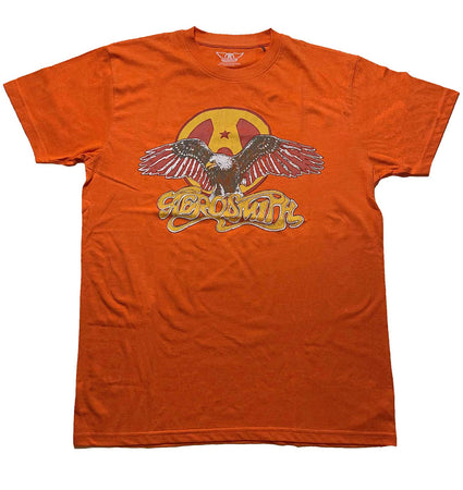Aerosmith - Eagle - Orange T-shirt