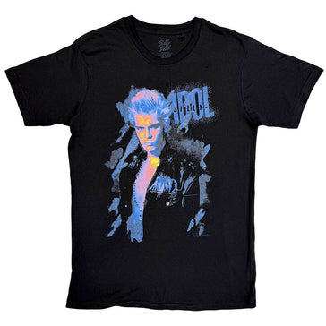 Billy Idol - Blue Profile - Black t-shirt