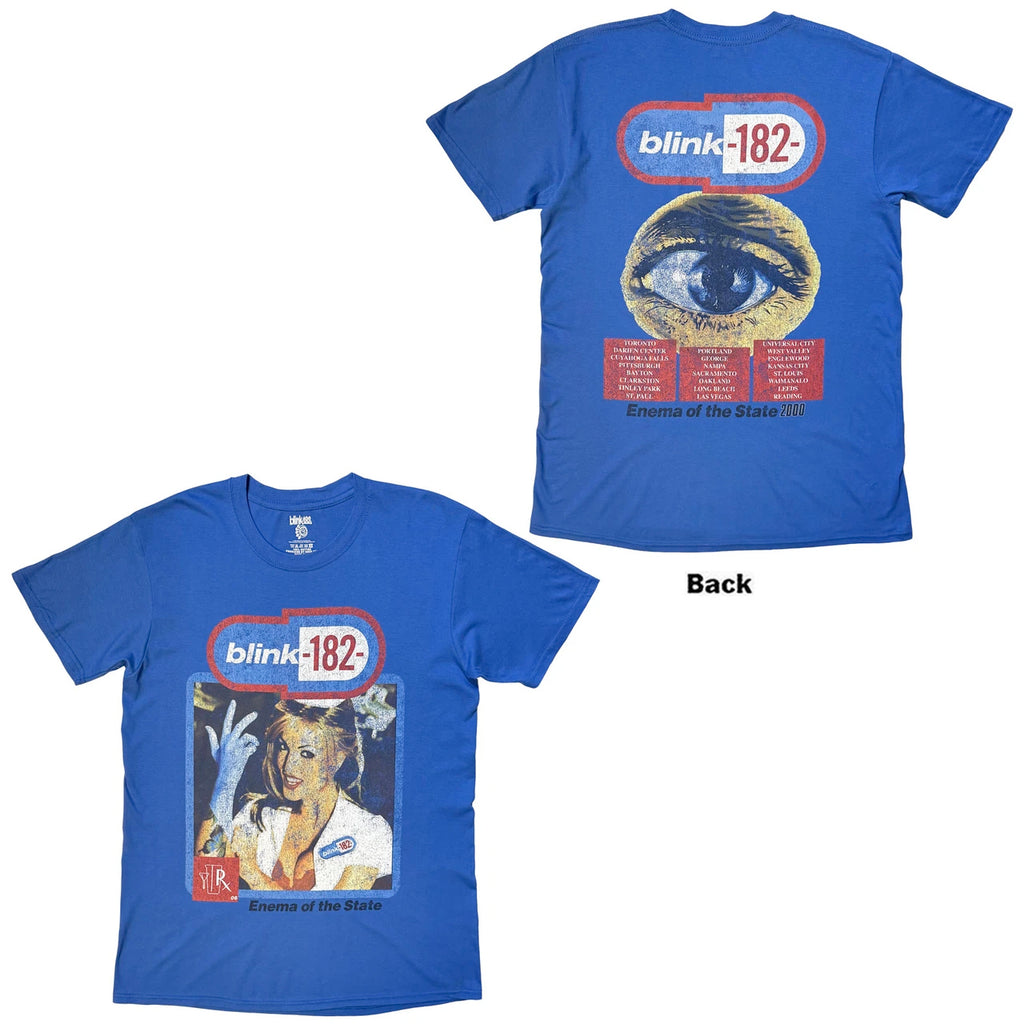 Blink 182 - Enema Of The State - Blue t-shirt