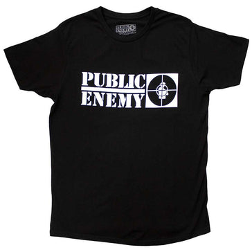 Public Enemy - Crosshairs Logo - Black  t-shirt