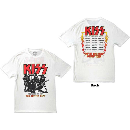 Kiss - End Of The Road Tour You Got the Best - White t-shirt