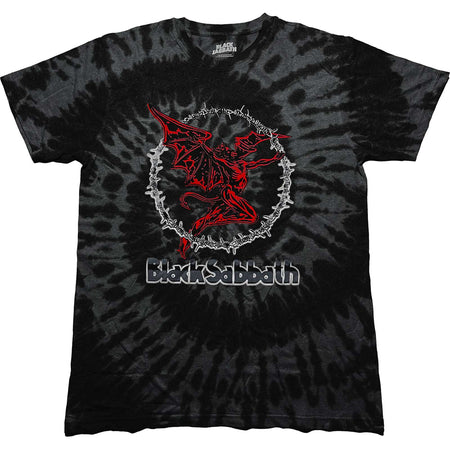 Black Sabbath. - Red Henry - Black Dye Wash t-shirt