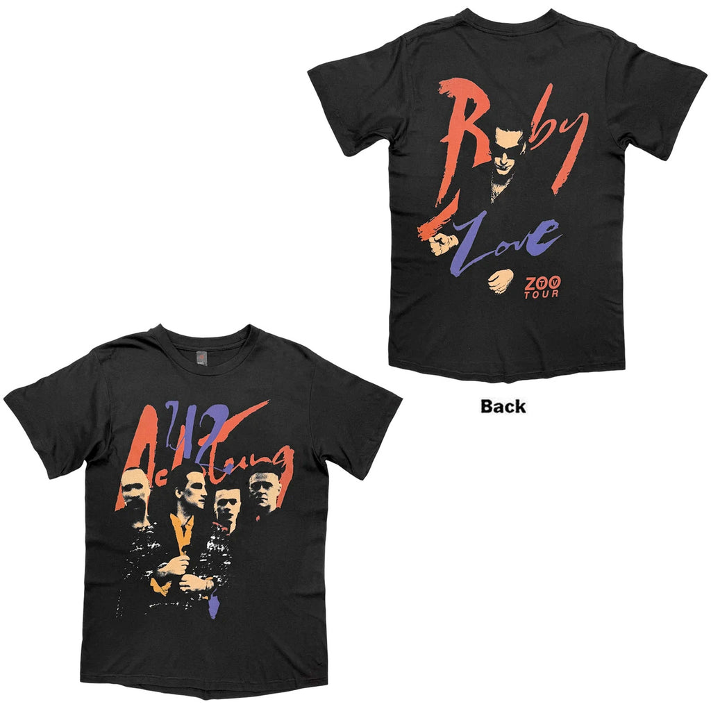U2 - Achtung Baby Zoo TV Tour - Black t-shirt