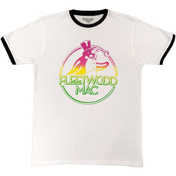 Fleetwood Mac - Penguin - White Ringer t-shirt