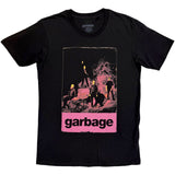 Garbage - Neon Band - Black t-shirt