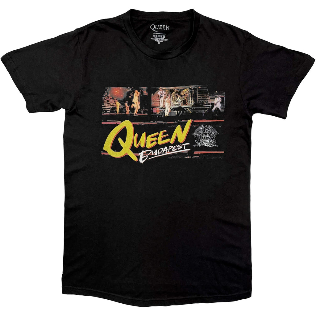 Queen - Budapest Stage - Black t-shirt