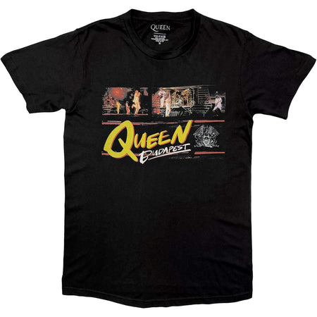 Queen - Budapest Stage - Black t-shirt