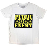 Public Enemy -  Four Logos - White  t-shirt