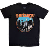 Garbage - Circle  Band - Black t-shirt