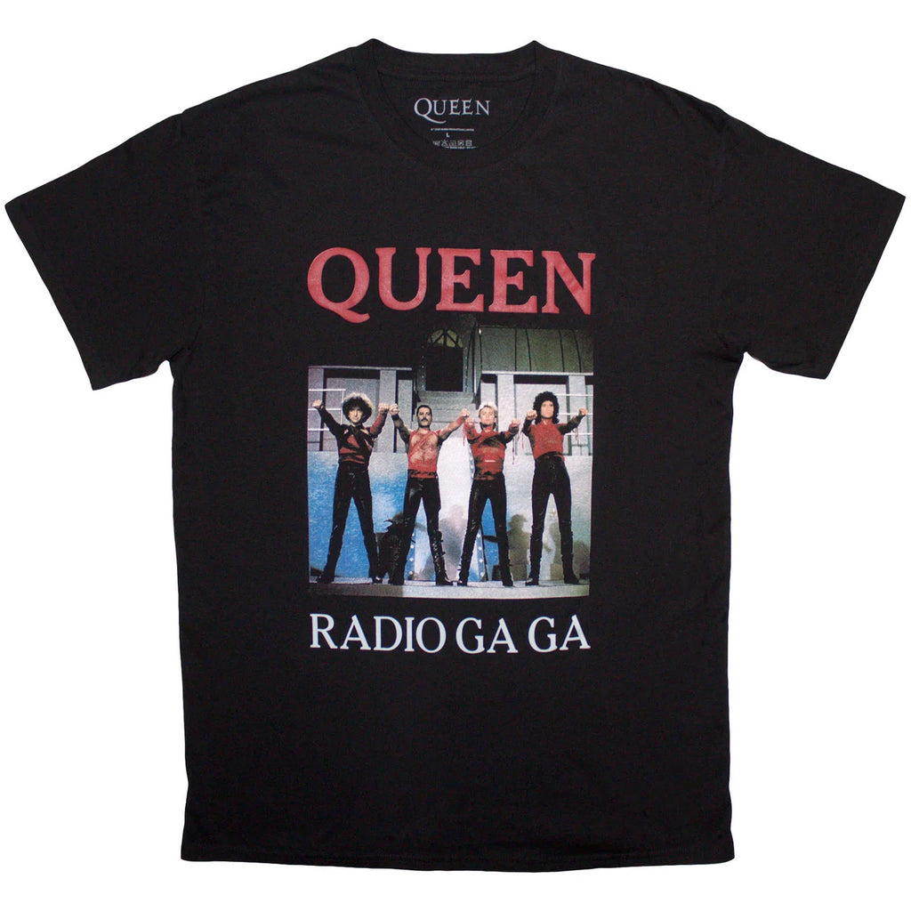 Queen - Radio Ga Ga - Black t-shirt