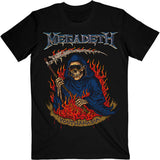 Megadeth - Youthanasia Flames - Black  t-shirt