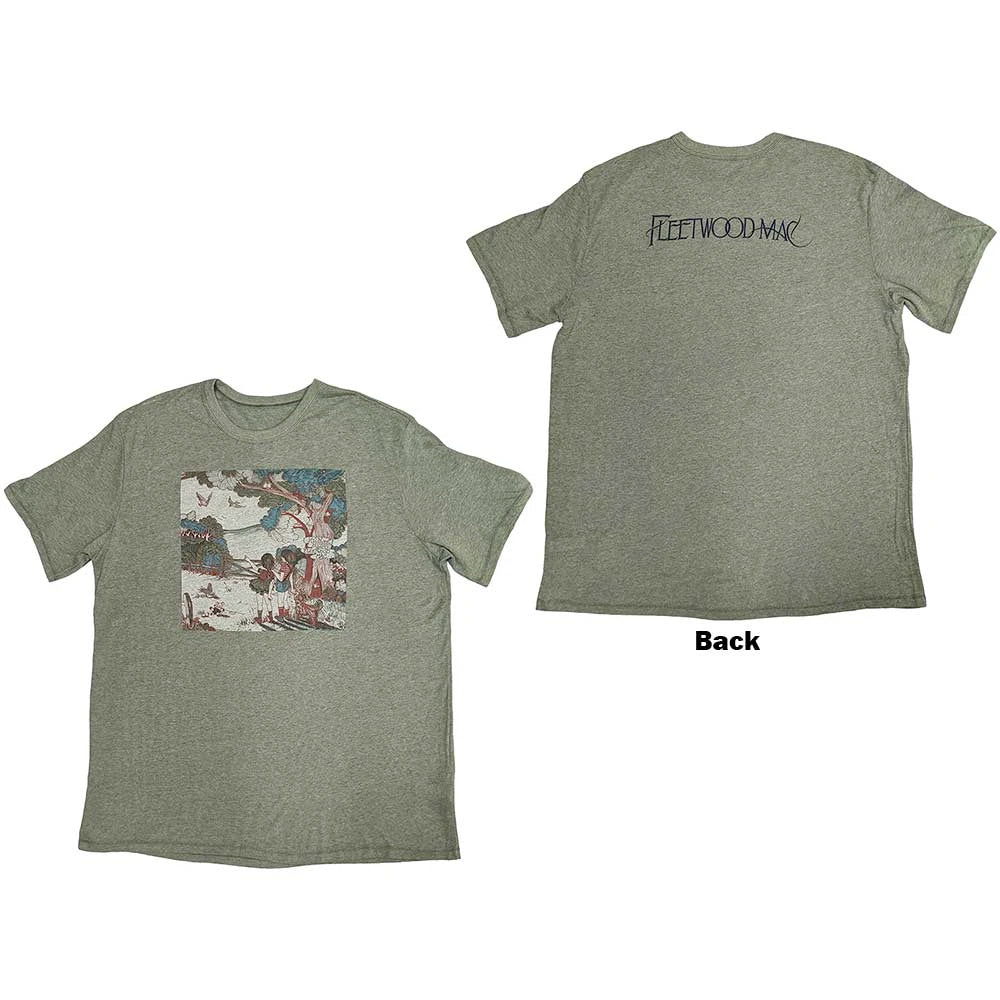 Fleetwood Mac - Kiln House  Album Art - Ex-Tour - Green t-shirt
