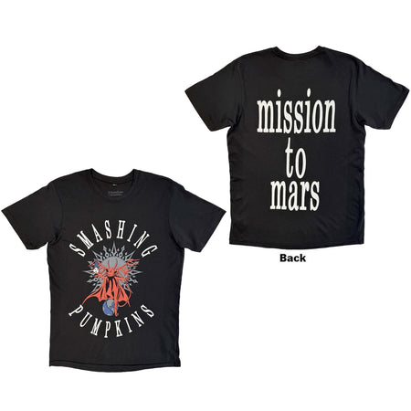 The Smashing Pumpkins - Mission To Mars  - Black Carbon t-shirt