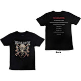Megadeth - Killing Biz with Tracklist Backprint - Black  t-shirt