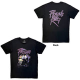 Prince - Purple Rain Outline  - Black Carbon t-shirt