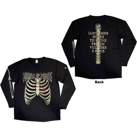 Cradle Of Filth - Skeleton - Long Sleeved - Black t-shirt