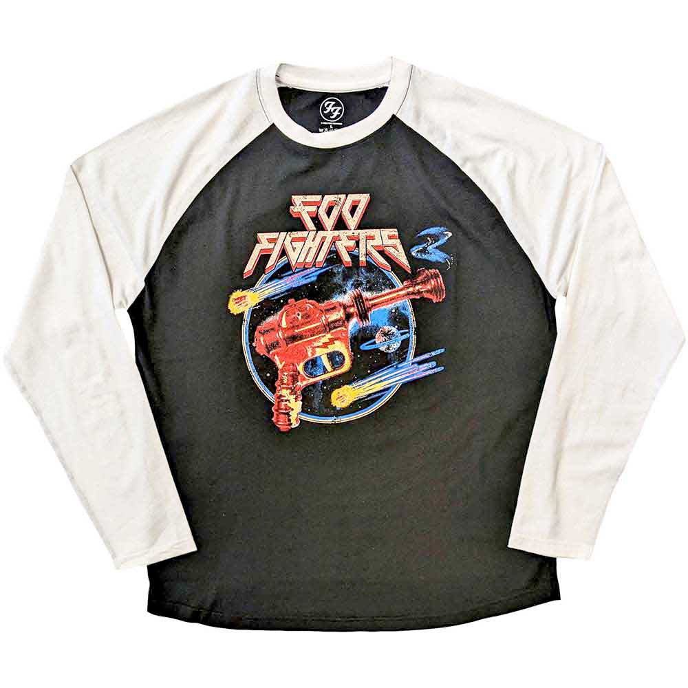 Foo Fighters - Ray Gun - Raglan Baseball Jersey t-shirt