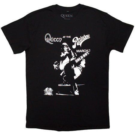 Queen - Live Rainbow - Black  t-shirt