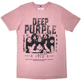Deep Purple - 1972 Concert - Kashmir Red Stone Wash  t-shirt