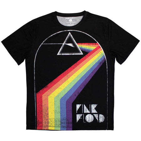 Pink Floyd - Prism Arch -  Sublimation Print Black  t-shirt