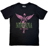 Nirvana - In Utero Purple Angel - Black Carbon t-shirt