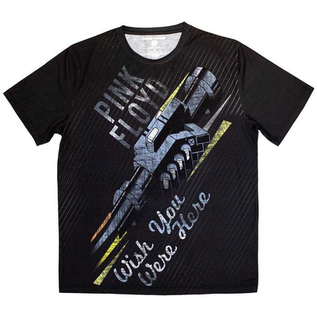 Pink Floyd - Wish You Were Here -  Sublimation Print Black  t-shirt