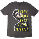 Morrissey - Why Do You Telephone - Charcoal Grey  t-shirt