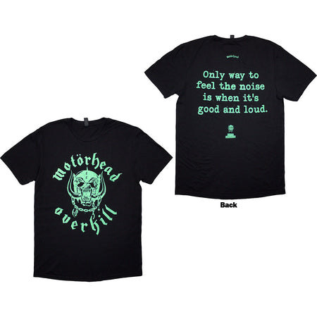 Motorhead - Overkill Lyric - Black t-shirt