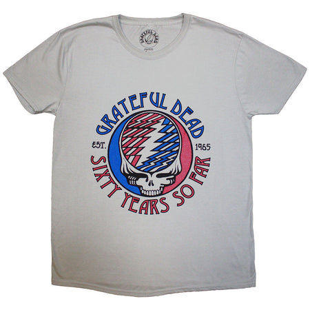 Grateful Dead - Stealie 60 - Grey t-shirt