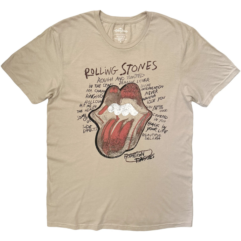 The Rolling Stones -  Foreign Tongues  - Sand t-shirt
