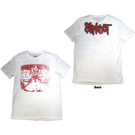 Slipknot - Chair Graphic - White  t-shirt