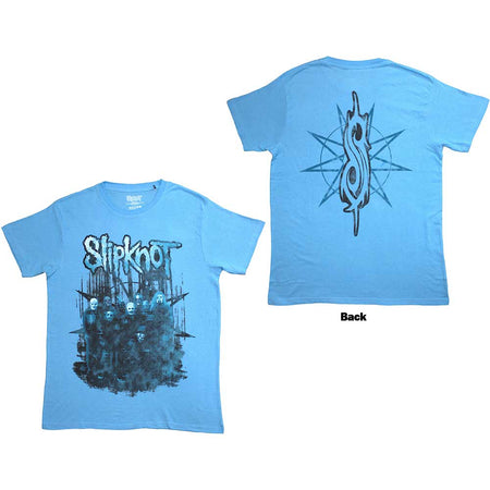 Slipknot - The End, So Far Band - Blue  t-shirt