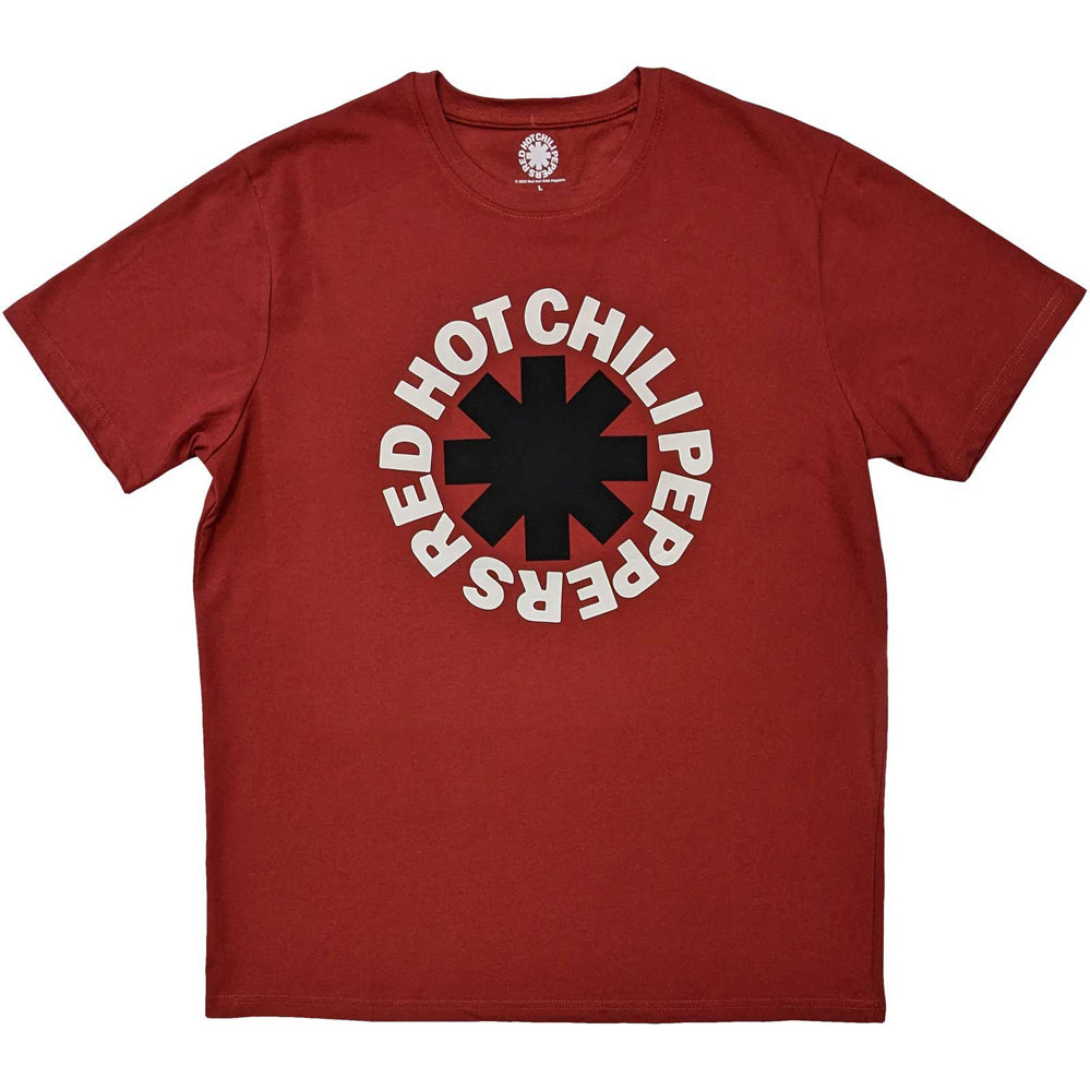 Red Hot Chili Peppers - Classic Asterisk  -  Red t-shirt