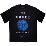 New Order - Substance 1987 - Black Oversized Boxy  t-shirt