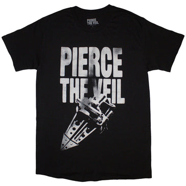Pierce The Veil -  Large Text - Black t-shirt
