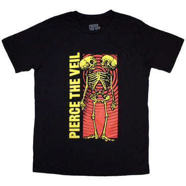 Pierce The Veil -  Wavy Skeleton - Black t-shirt