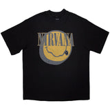 Nirvana - Evergreen - Black Oversized Boxy  t-shirt