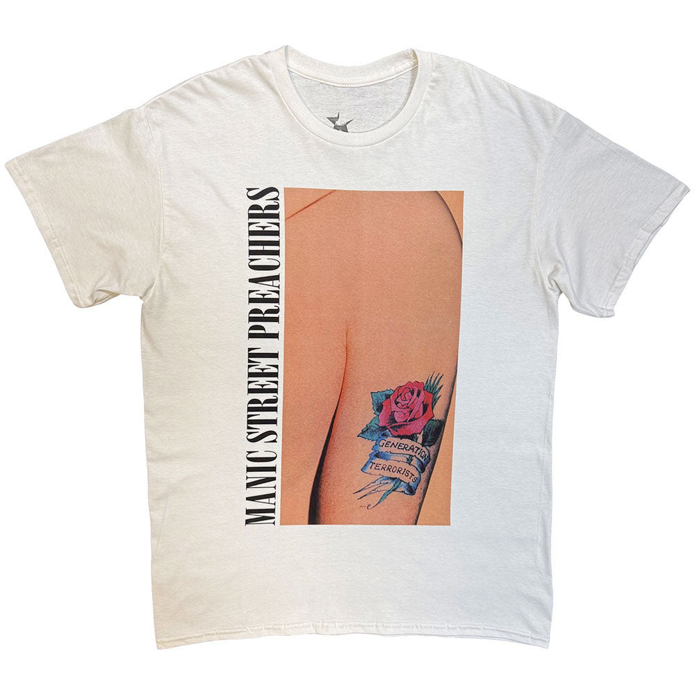 Manic Street Preachers - Generation Terrorists - White  t-shirt