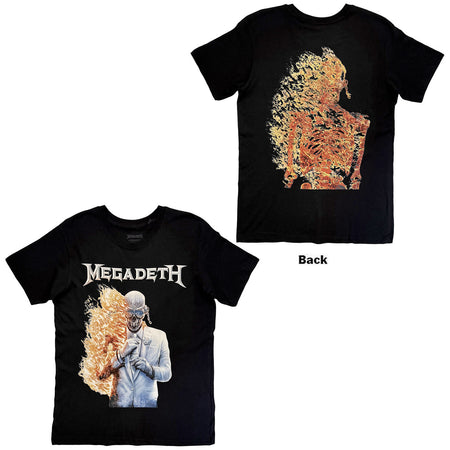 Megadeth - White Album Vic Flame - Black t-shirt