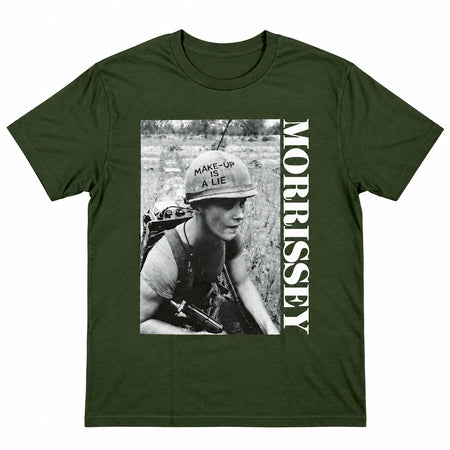 Morrissey - Meat/Murder - Make-up Is A Lie - Green t-shirt