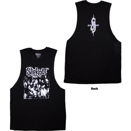 Slipknot - Album Splatter -  Black Sleeveless Tank t-shirt