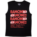 Ramones - Concert -  Black Sleeveless Tank t-shirt