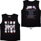 Sum 41 - All Killer No Filler Tracklist -  Black Sleeveless Tank t-shirt