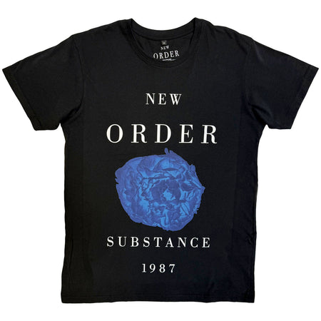 New Order - Substance 1987 - Black Carbon t-shirt