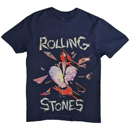 Rolling Stones - Hackney Diamonds Heart - Navy Blue  t-shirt