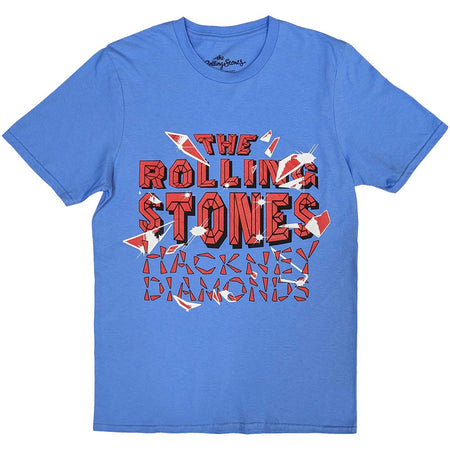 Rolling Stones - Hackney Diamonds Shatter - Blue  t-shirt