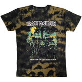 Iron Maiden - A Matter Of Life And Death - Brown Dye Wash  t-shirt