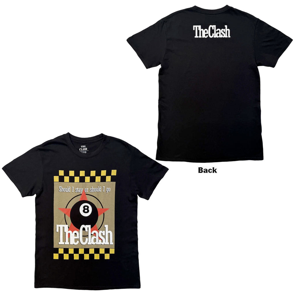 The Clash - Should I Stay Or Should I Go - Black  t-shirt